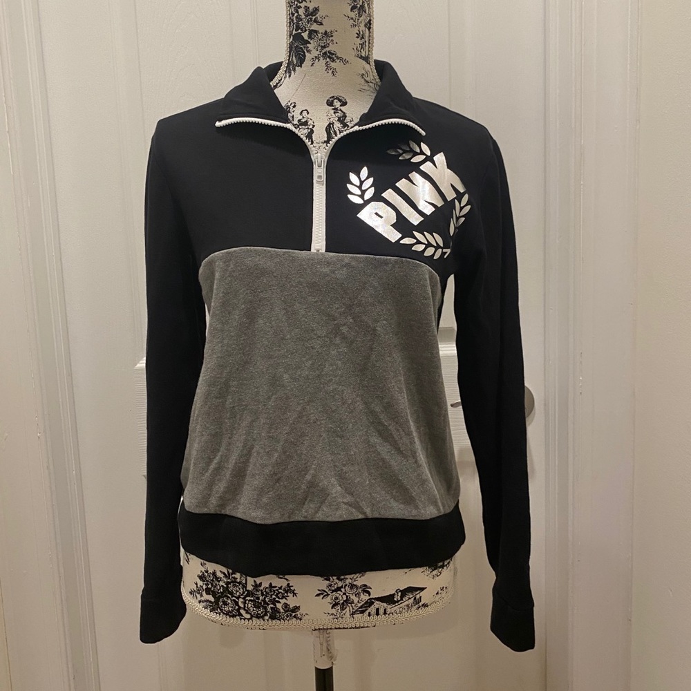 Victoria Secret Pink Half Zip Hoodie